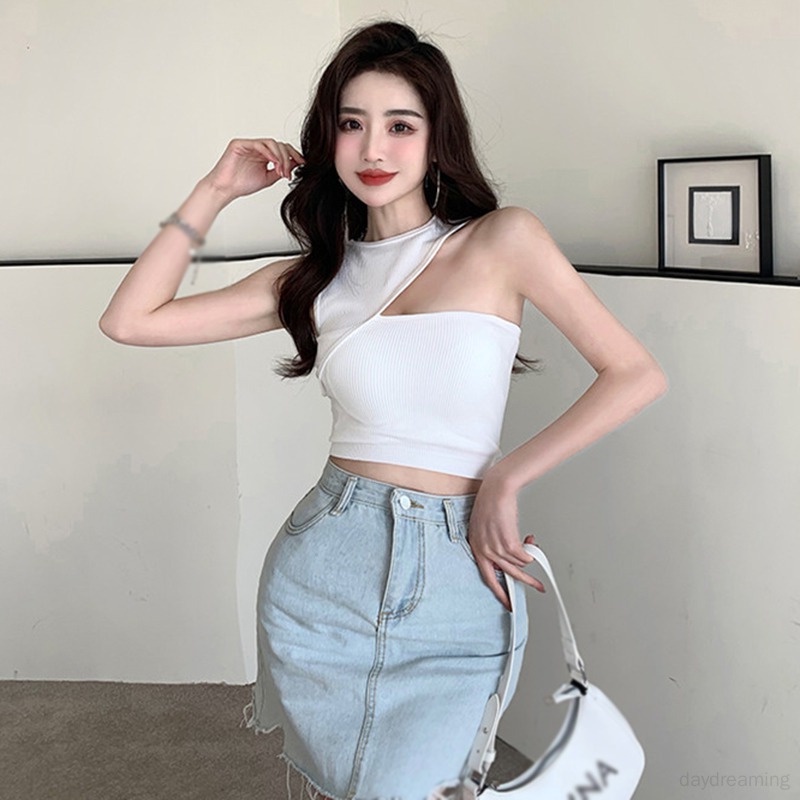 Áo Ống Croptop Có Mút Nâng Ngực Phong Cách Hàn Quốc Quyến Rũ Dành Cho Nữ