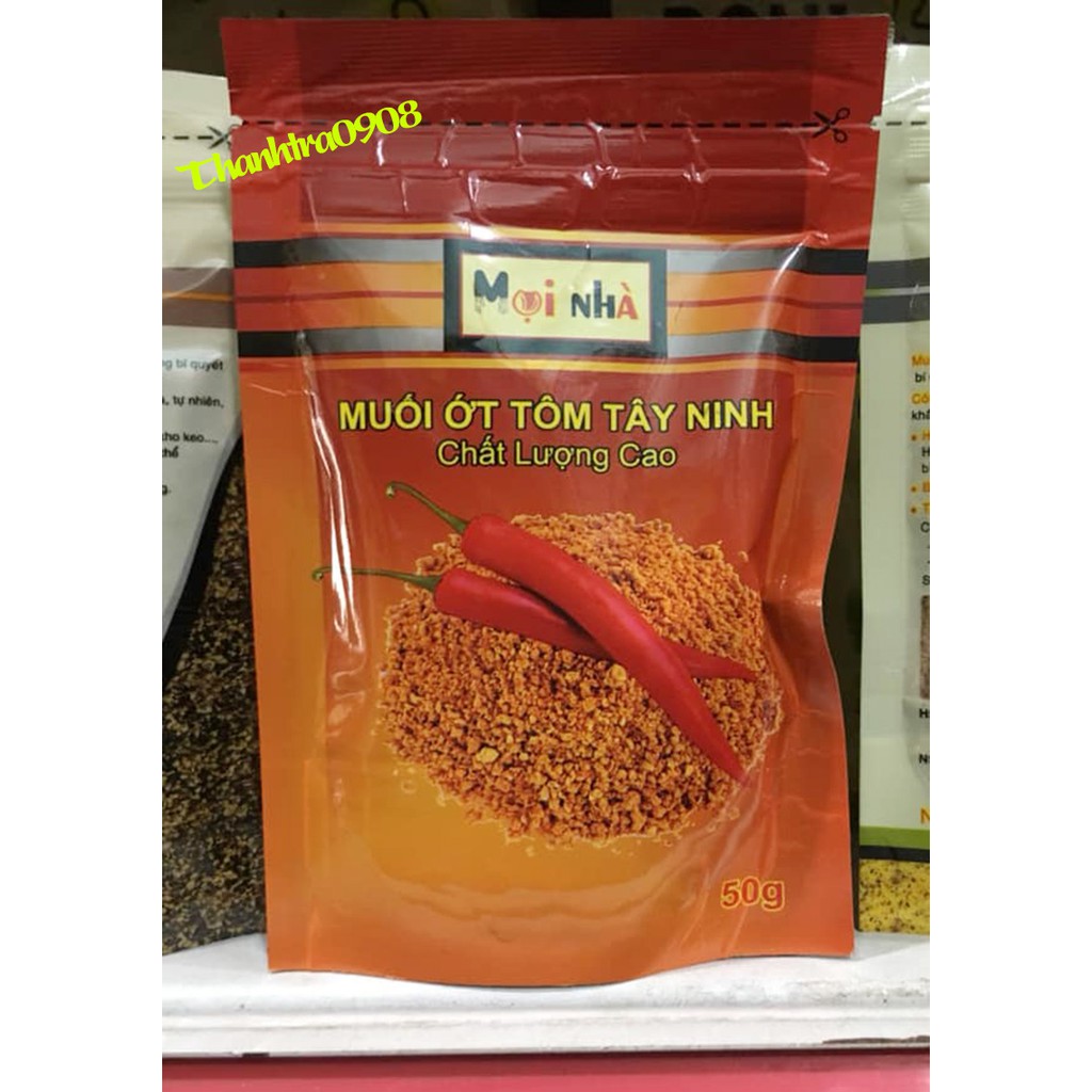 Muối ớt tôm Tây Ninh,50g