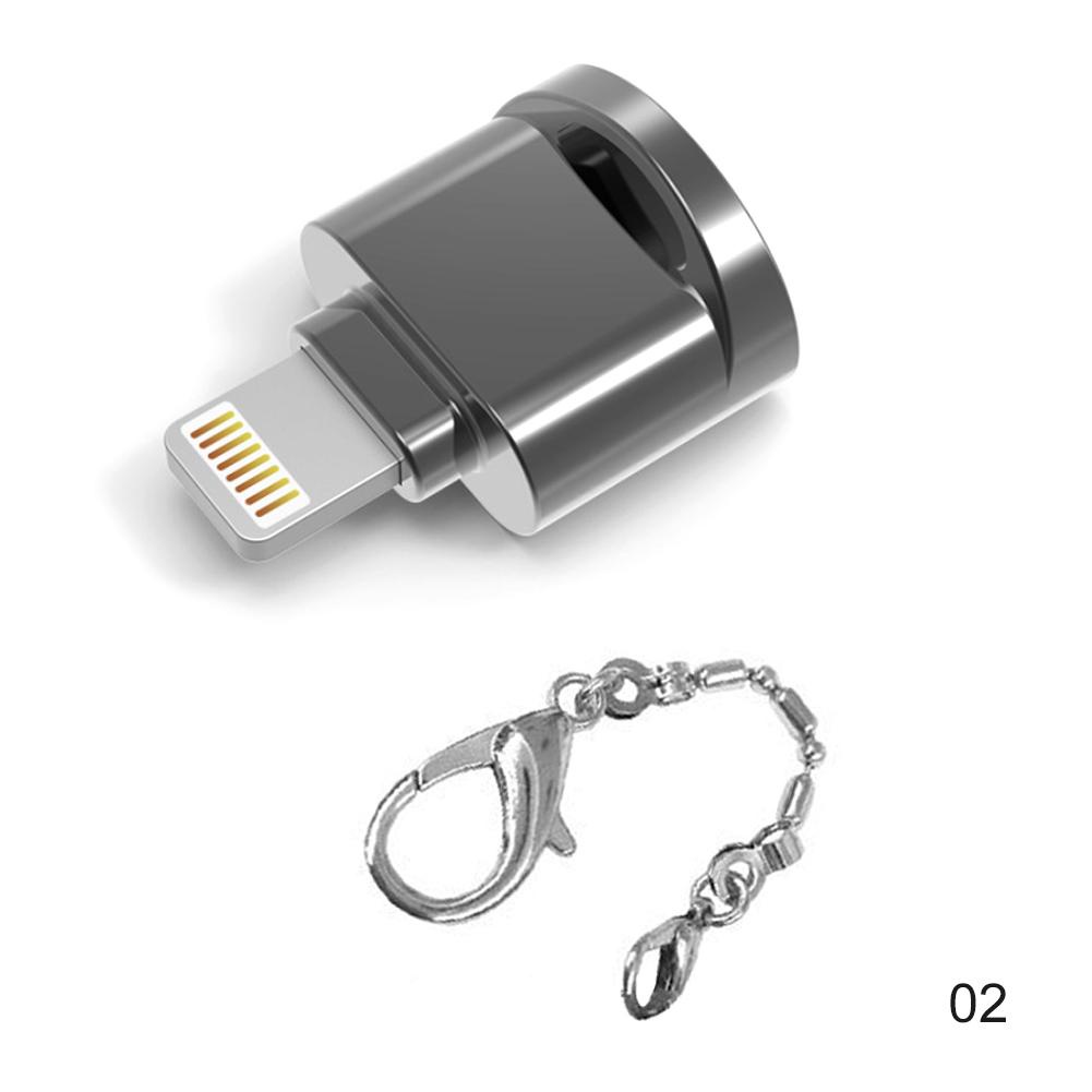 Đầu đọc thẻ nhỏ di động USB Lightning SD TF Đầu đọc thẻ nhớ OTG Bộ chuyển đổi USB 3.1 Đầu đọc thẻ cho iphone | BigBuy360 - bigbuy360.vn