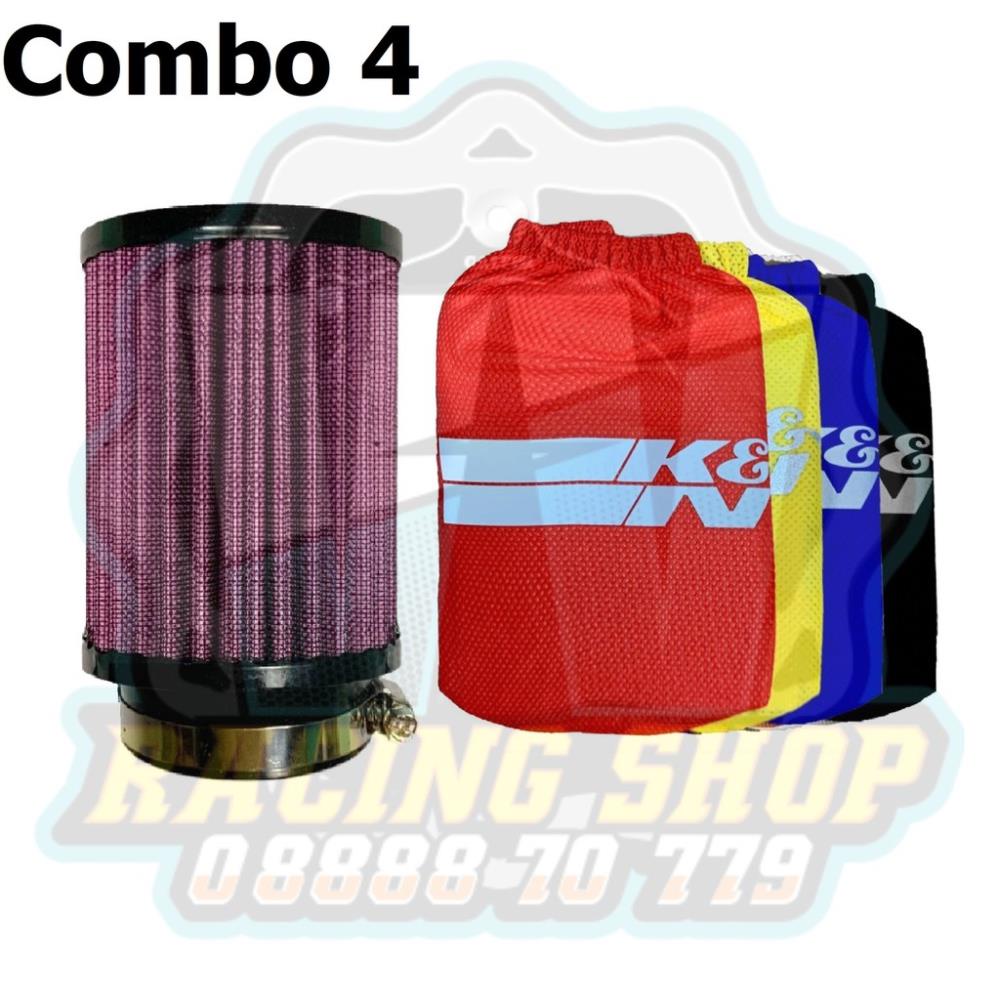 Co Gió Nhôm CNC Gắn Lọc Trụ K&amp;N Cho Họng Xăng SWR 32 New Xe Winner - Winner X - GTR - Sonic