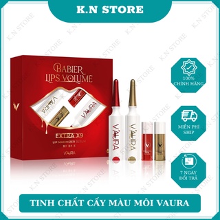 Cấy Môi Vaura - Bộ Tinh Chất Dưỡng Môi Vaura [Hàng Công Ty] Giảm Thâm, Dưỡng Hồng Môi, Căng Mịn Tự Nhiên