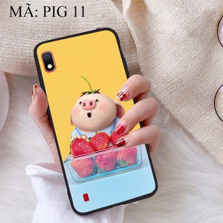 Ốp lưng Samsung A10 viền dẻo TPU BST Pig Cute