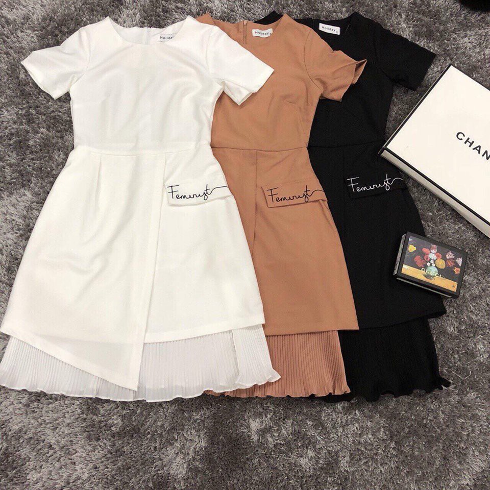 Đầm Dự Tiệc Nữ Trẻ Trung Thiết Kế Chữ Thêu Cao Cấp | BigBuy360 - bigbuy360.vn