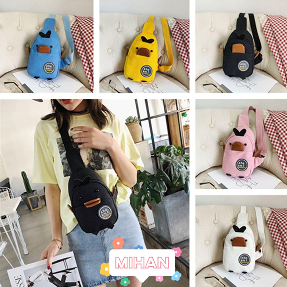 Túi Đeo Chéo Hình Chú Vịt Vàng Dễ Thương Dành Cho Học Sinh MIHAN1