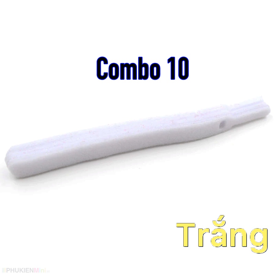 Combo 10 dây cột băng gai dính lưng có lỗ xỏ giữ chống mất, quấn gọn gàng cáp tái sử dụng nhiều lần giá rẻ