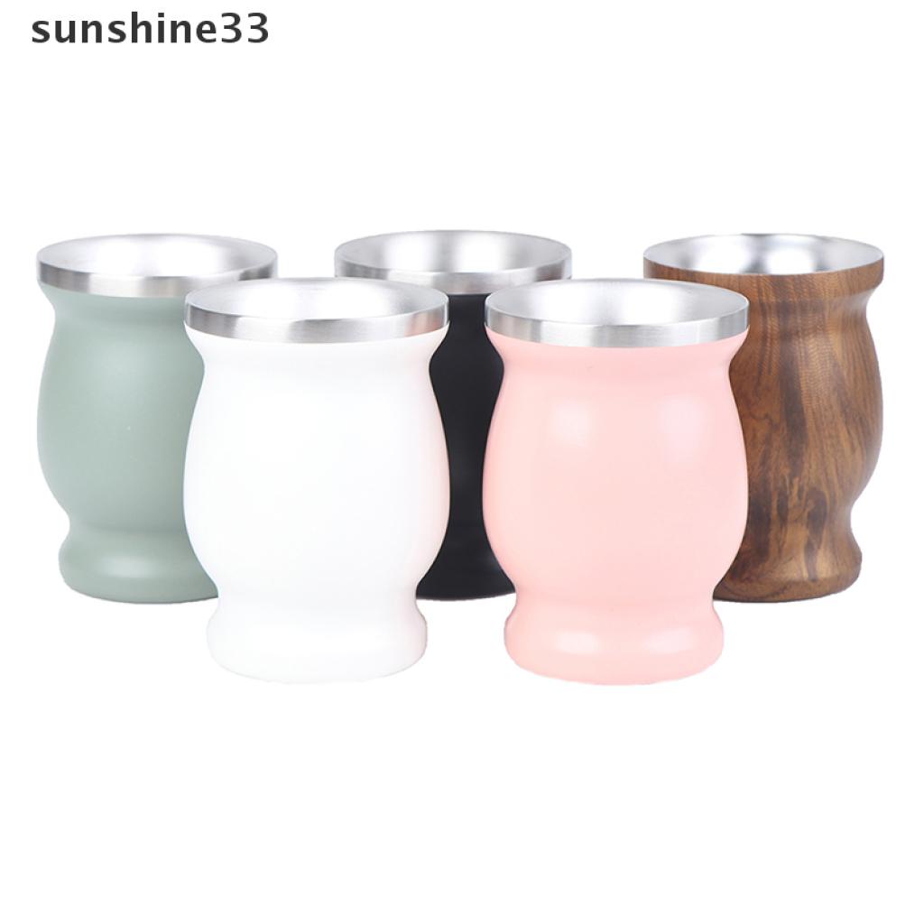Bình Đựng Nước Bằng Thép Không Gỉ 304 8oz Yerba Mate Chất Lượng Cao