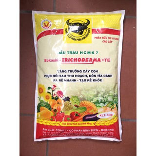 Phân hữu cơ đầu trâu Trichoderma 5kg