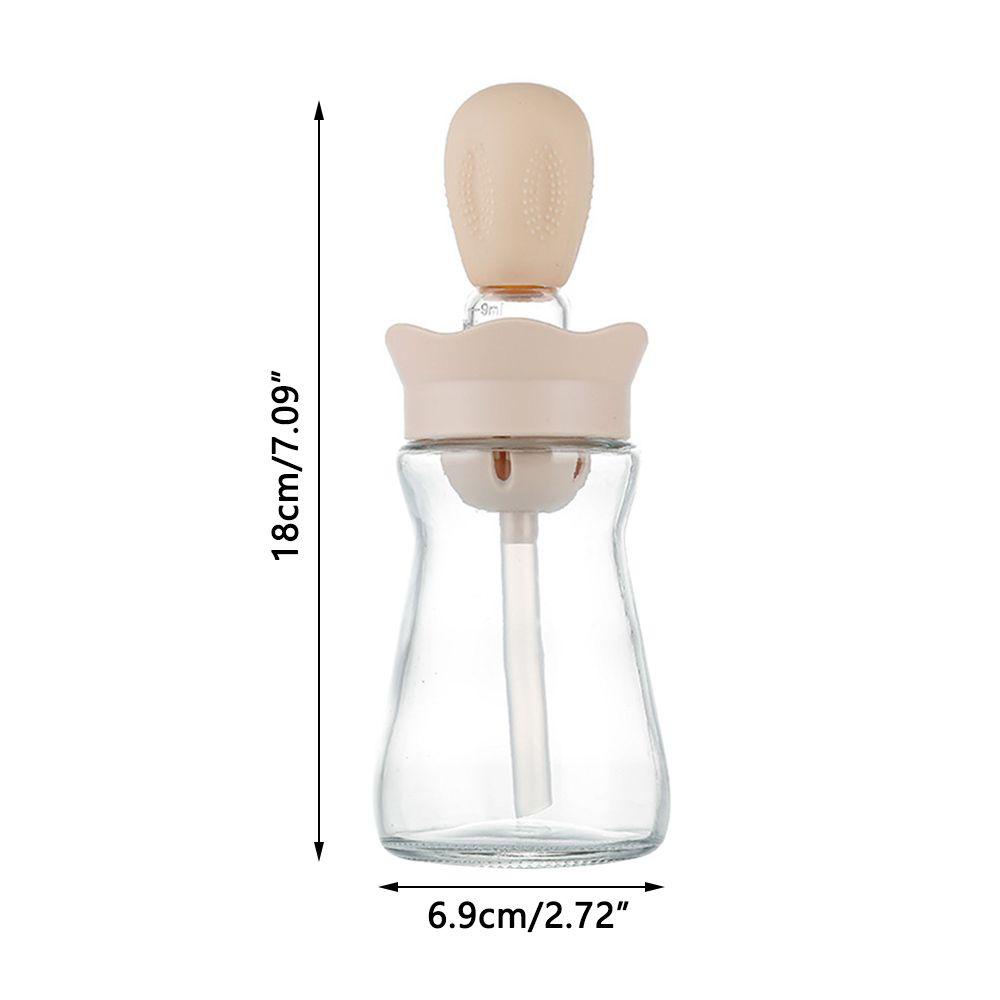 Chai Silicone Đựng Dầu Kèm Cọ Quét Nướng Bbq Tiện Dụng