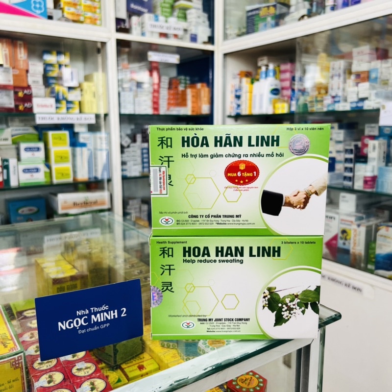 ✅ [Chính Hãng] HOÀ HÃN LINH hỗ trợ làm giảm chứng ra nhiều mồ hôi