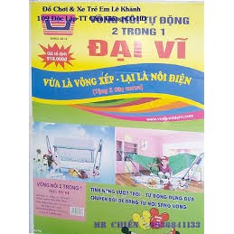 Nôi điện đại vĩ 2 tầng ( tặng kèm võng cho bé yêu)