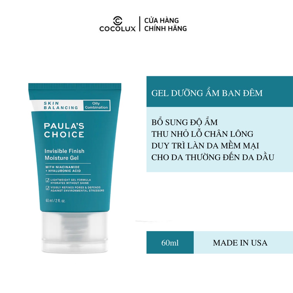 Gel Dưỡng Ẩm Ban Đêm Paula's Choice 60ml