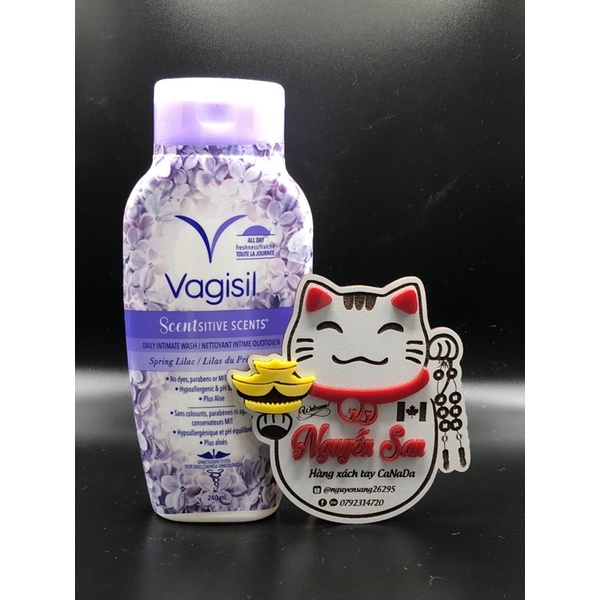 Dung dịch vệ sinh vagisil bill canada 240ml