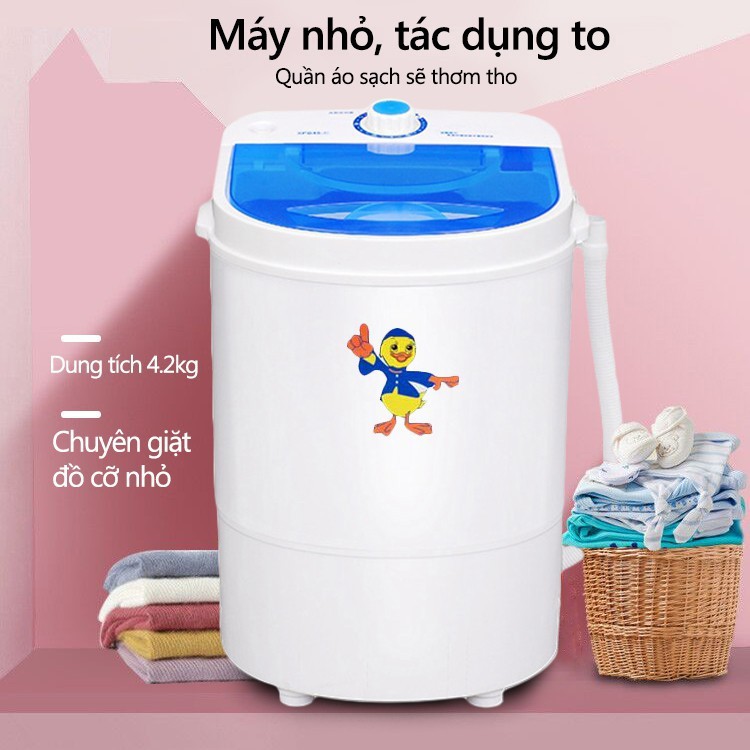 Máy giặt mini cao cấp Máy giặt vắt quần áo gia dụng mini Giá rẻ đặc biệt phù hợp dành cho học sinh sinh viên