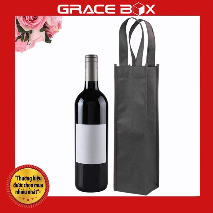 Túi Vải Không Dệt Đựng Rượu Tiện Lợi, Chắc Chắc - Siêu Thị Bao Bì Grace Box