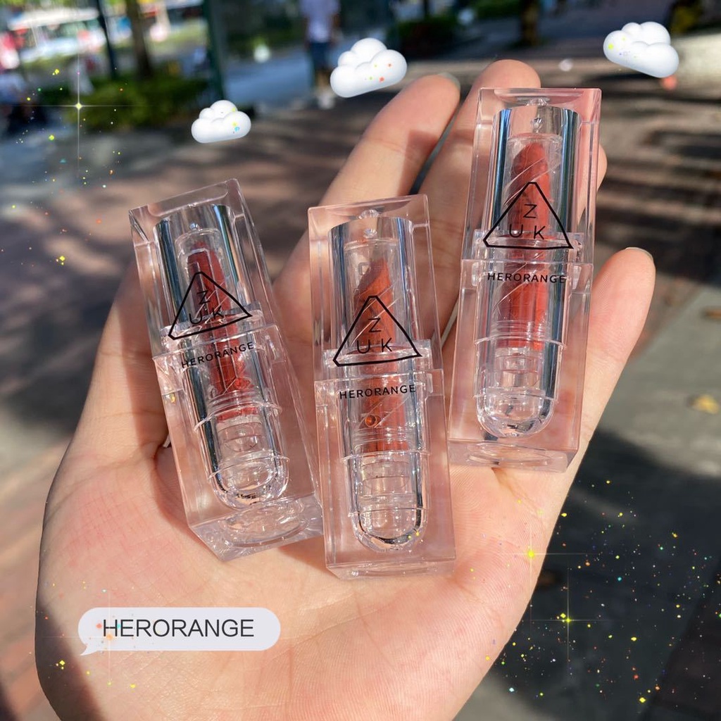 Son Kem Màu Nhung Lì Không Thấm Nước Trong Suốt Herrange Mờ/matte