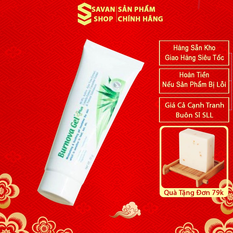 Gel thoa bỏng tái tạo da tổn thương Burnova Gel Plus thái lan 25g