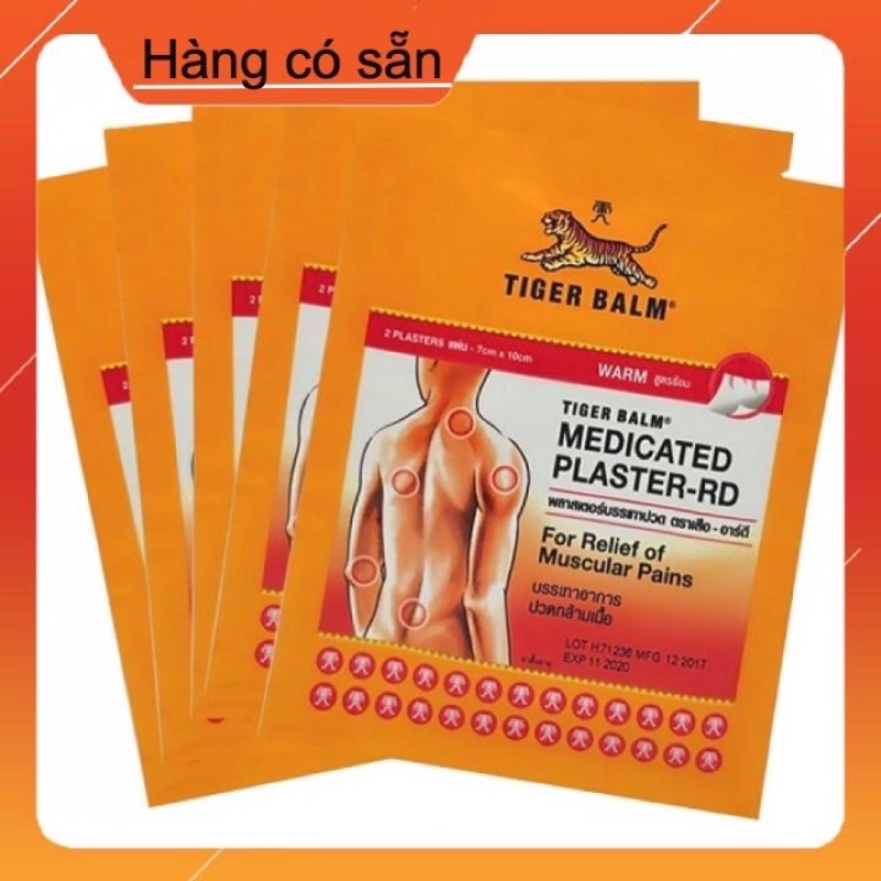 Cao Dán Đau Lưng Hiệu Con Hổ Tiger Balm Singapore