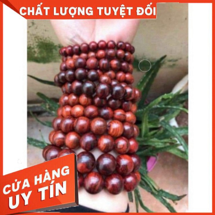 VONG TAY PHONG THỦY , VÒNG TAY GỖ SƯA ĐỎ 100% TỰ NHIÊN GIÚP GIA CHỦ PHÁT LỘC LÀM ĂN THUẬN LỢI [ Tặng hộp Gấm cao cấp ]