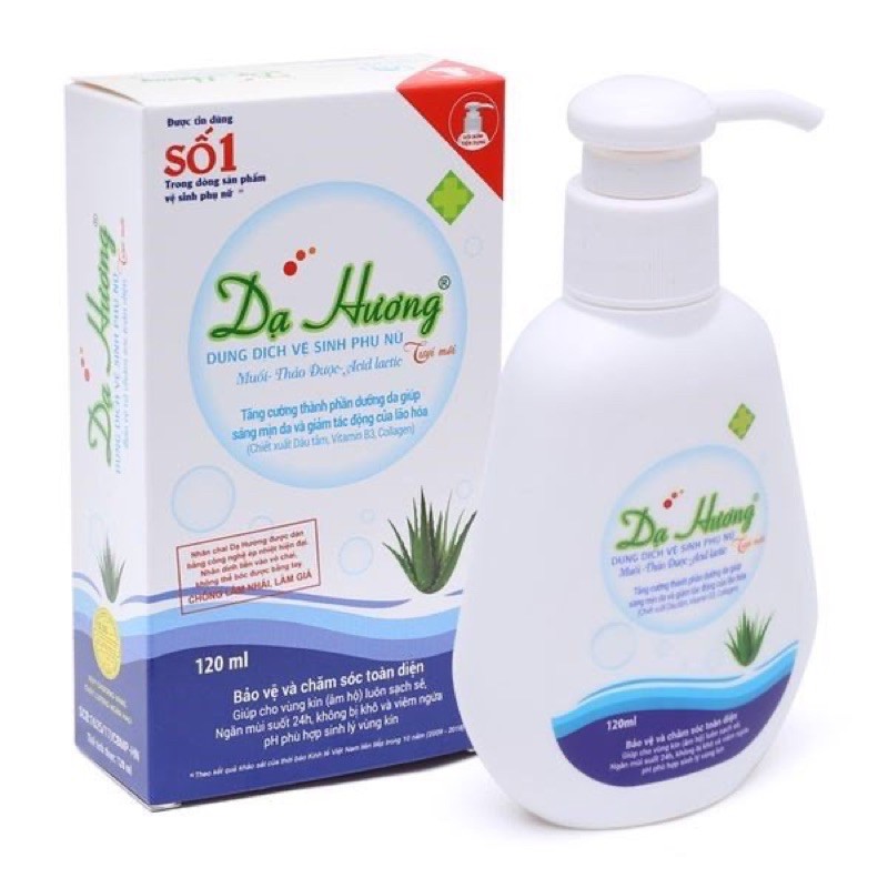 DUNG DỊCH VỆ SINH PHỤ NỮ DẠ HƯƠNG 120ML