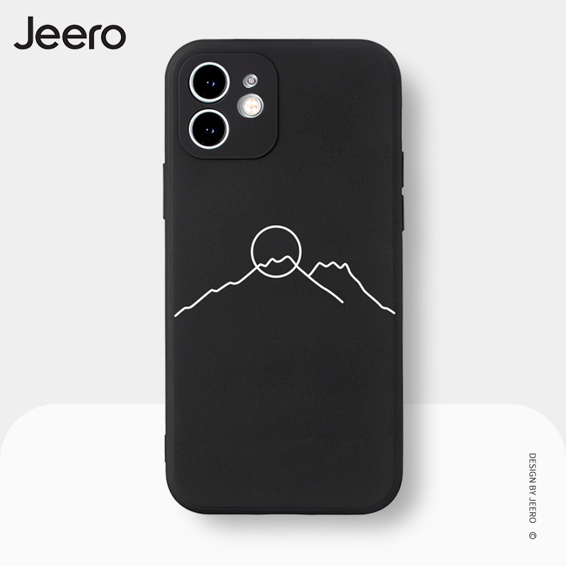 Ốp điện thoại silicon mềm dễ thương thích hợp cho iPhone 13 12 11 Pro Max SE2020 X XR XS ip 8 7 6 6S Plus JEERO HFC254