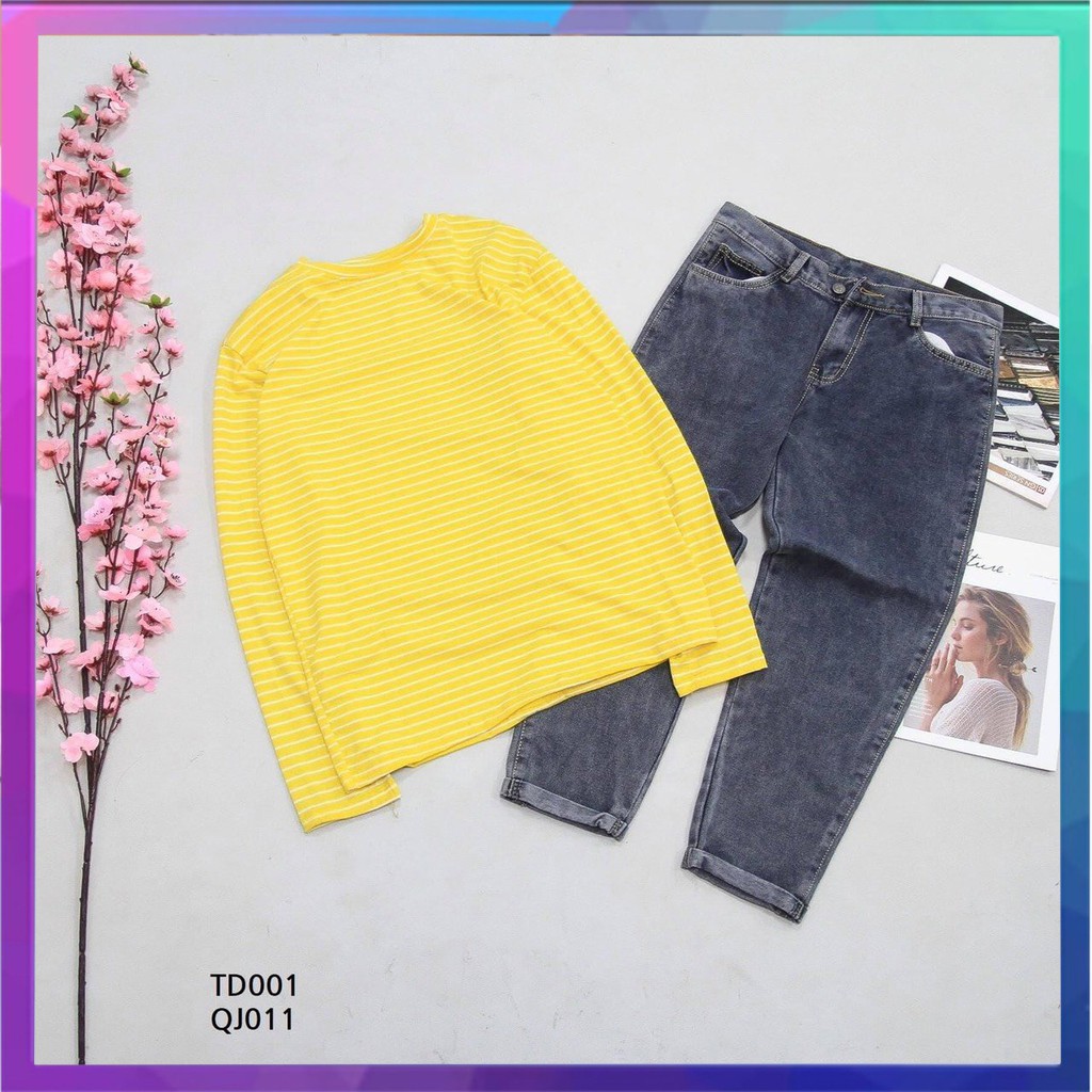 Áo Thun Nam, Áo Đôi Nam Nữ Dài Tay In Logo - Chất Liệu Cao Cấp - TD20 | BigBuy360 - bigbuy360.vn