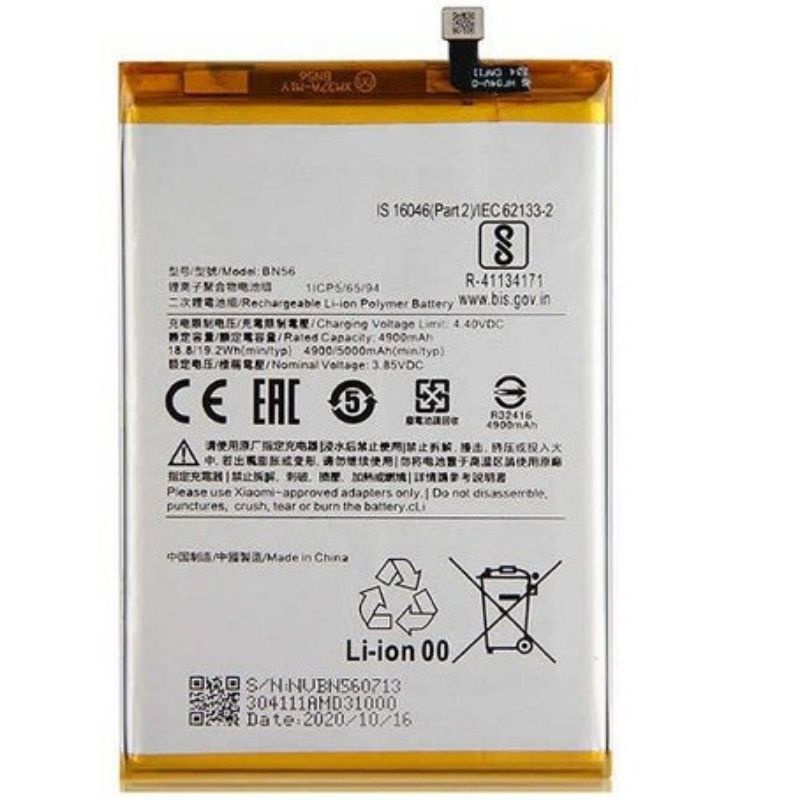 Pin Xiaomi BN56 / Redmi 9A / Redmi 9C / Pocophone M2 Pro bảo hành 6 tháng.