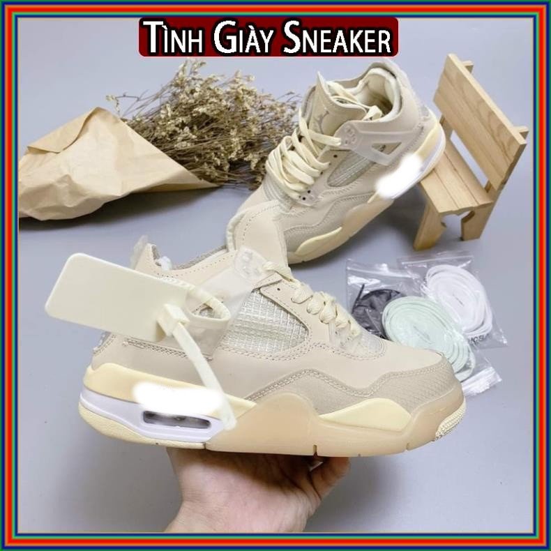 Giày màu kem siêu hot mới nhất tặng Full box bill + 3 dây