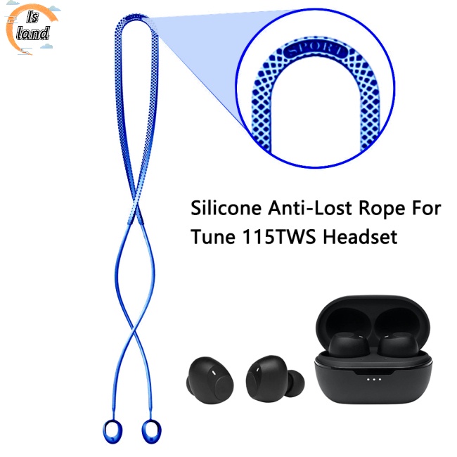 Dây Đeo Cổ Co Giãn Bằng Silicon Chống Thất Lạc Cho Jbl Tune 115tws