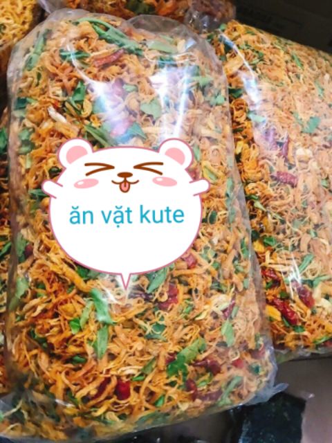 [FREESHIP TỪ 99K] 1KG KHÔ GÀ LÁ CHANH NHÀ LÀM