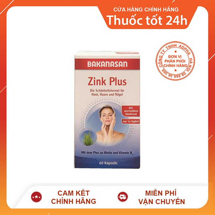 TPBVSK Bakanasan Zink Plus - Nuôi dưỡng da, móng, tóc từ Đức