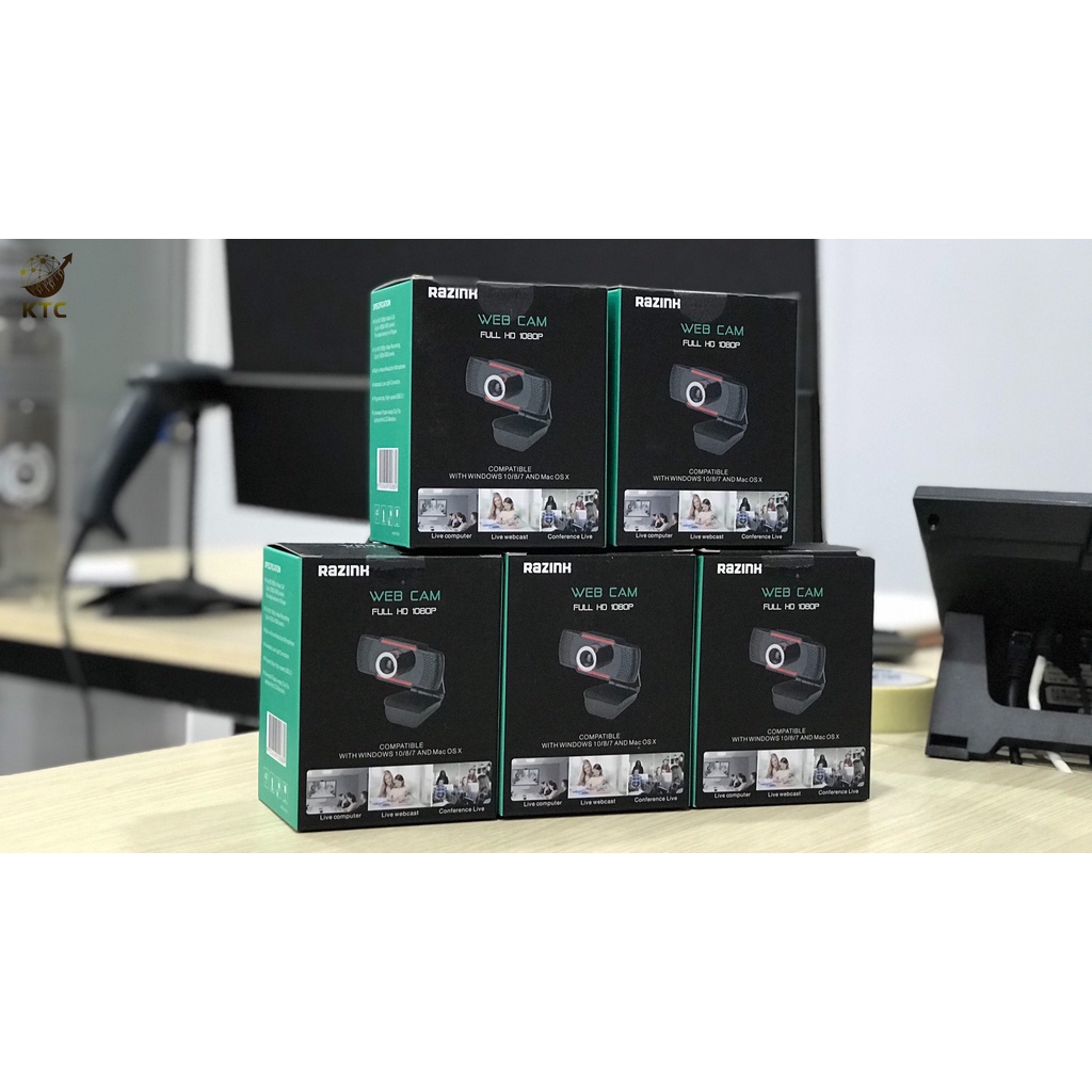 Webcam Razink Full HD 1080P Tích Hợp Micro Cho Máy Tính, PC - Chính Hãng Giá Rẻ - KTC Shop | BigBuy360 - bigbuy360.vn