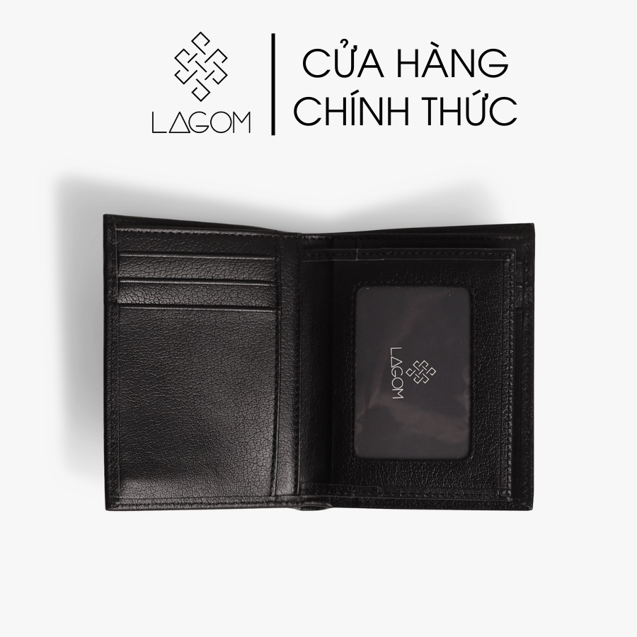 Ví Nam Da Thật LAGOM Tidy Wallet Dáng đứng