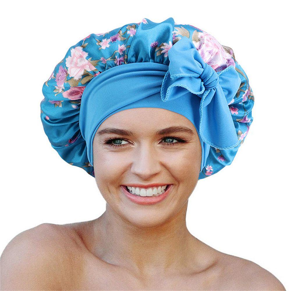 Dây Buộc Tóc Satin Co Giãn Màu Đen Cho Nữ