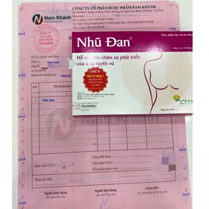 Nhũ Đan - Dành Cho Người U Xơ Tuyến Vú (Hộp 20 viên)
