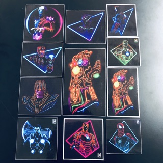 [MARVELSTORE] Miếng dán Sticker nhân vật anime