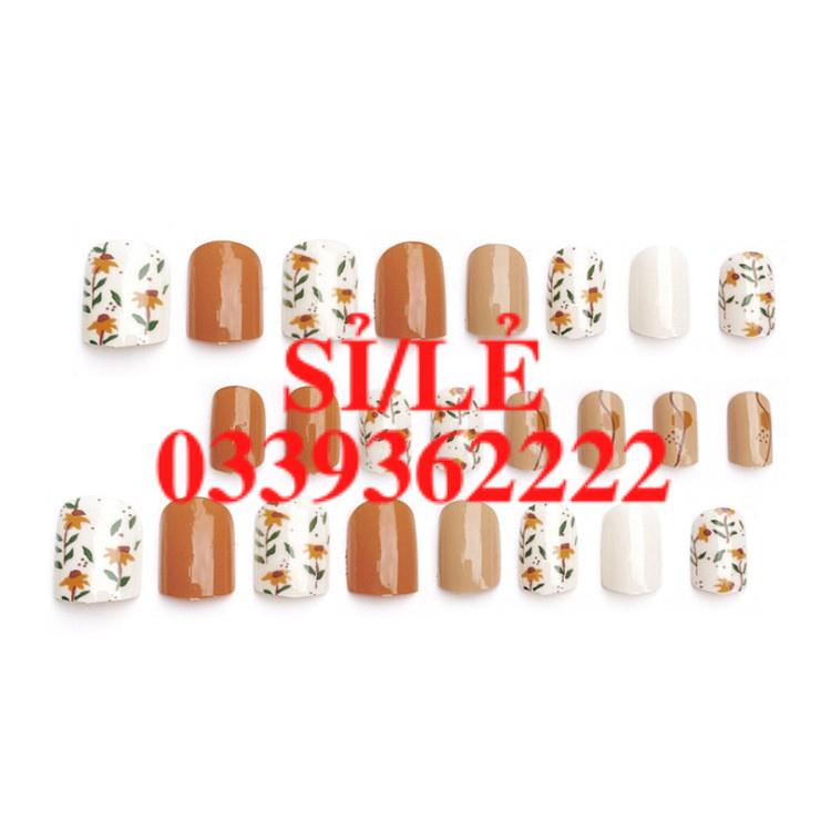 [ CHÍNH HÃNG ] Hộp 24 bộ móng giả cao cấp tặng kèm keo Sena Beauty Nail