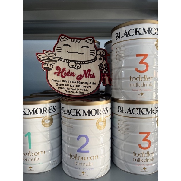 Sữa bột BLACKMORES 900gr số 1,2,3 Nhập khẩu chính hãng