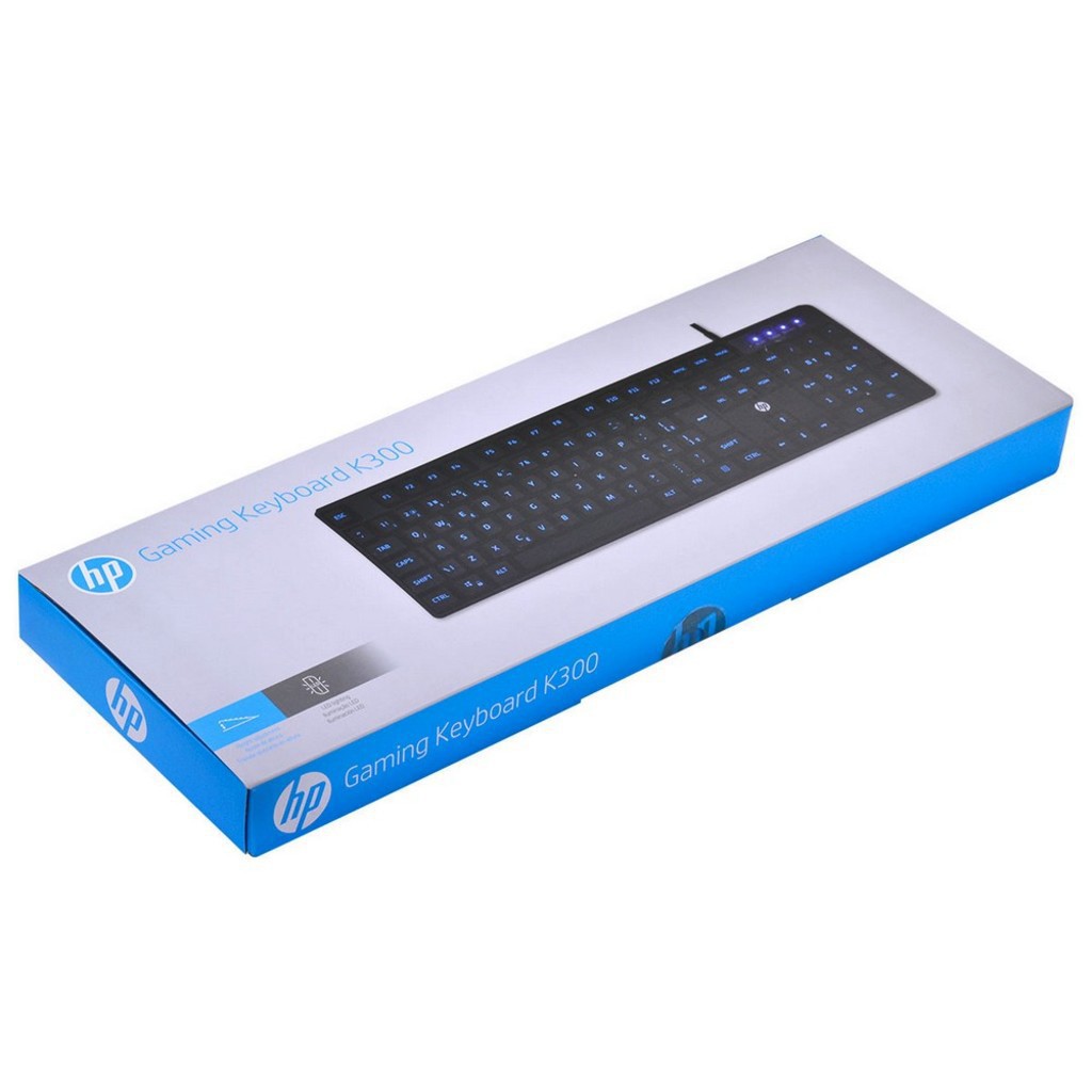 Bàn phím chơi Game giả cơ LED HP K300 | BigBuy360 - bigbuy360.vn