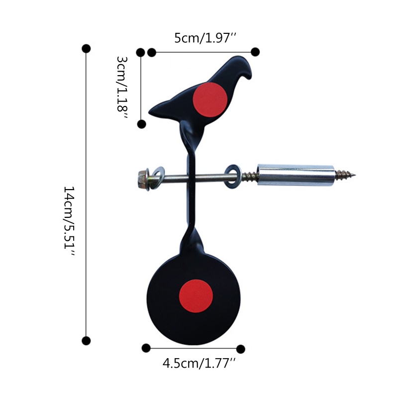 Mục Tiêu Ngắm Mục Tiêu Hình Chú Chim Bullseye ,Air Cỡ Lớn