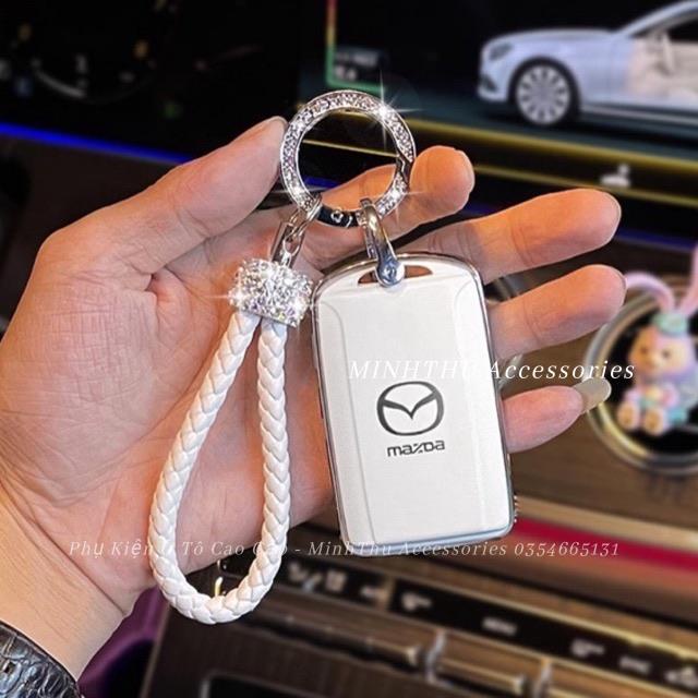 Ốp Khoá Ô Tô Mazda 3 CX3 CX30 Chìa Vuông Hàng TPU Cao Cấp Sang Trọng TPU01