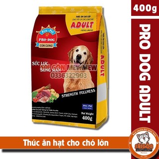 Thức ăn cho chó lớn Pro Dog Adult 400gr