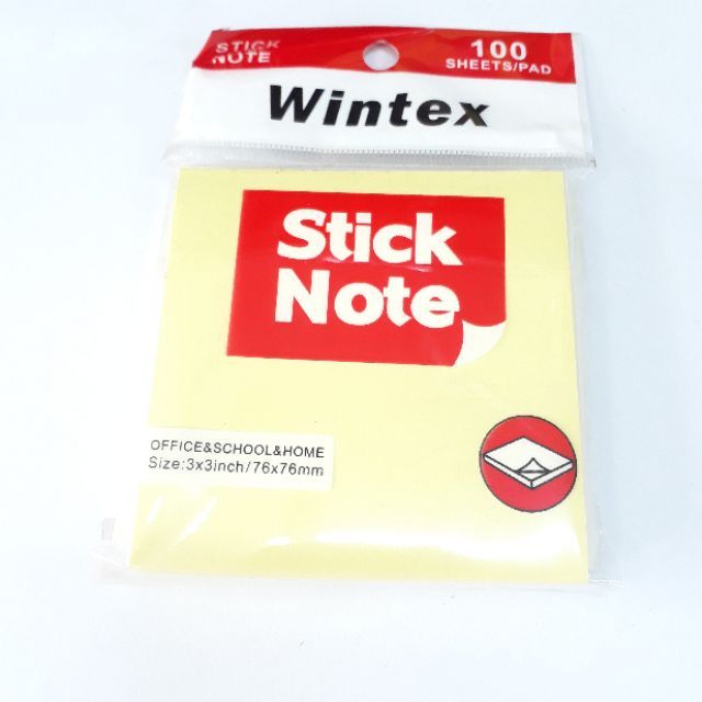 Giấy Nhớ (Note) 3X3 Wintex 100sheet