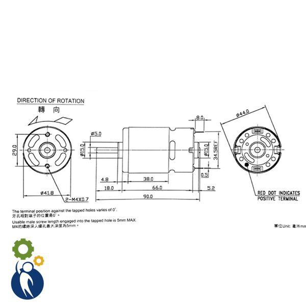 Motor 12V 775 Công Suất 150W - Trục D