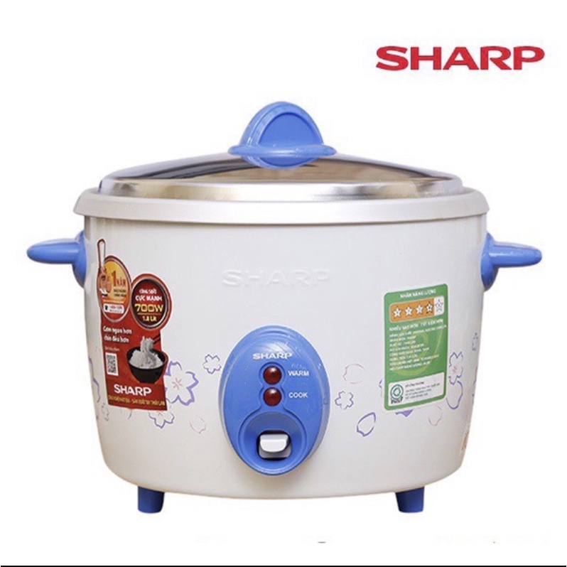 Nồi cơm điện Sharp nắp rời 1.1L / 1.8L / 2.2L [hàng chính hãng]