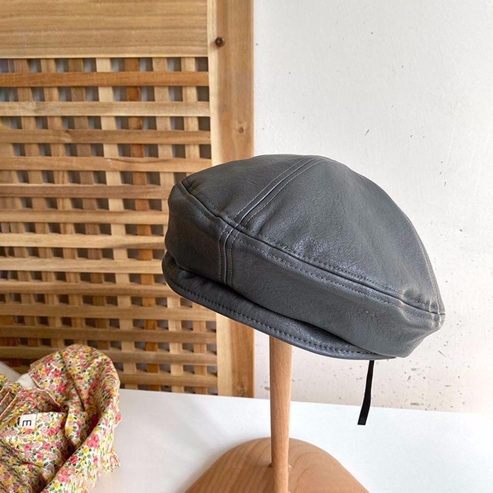 Mũ Beret Da PU Thời Trang Cá Tính Cho Nữ