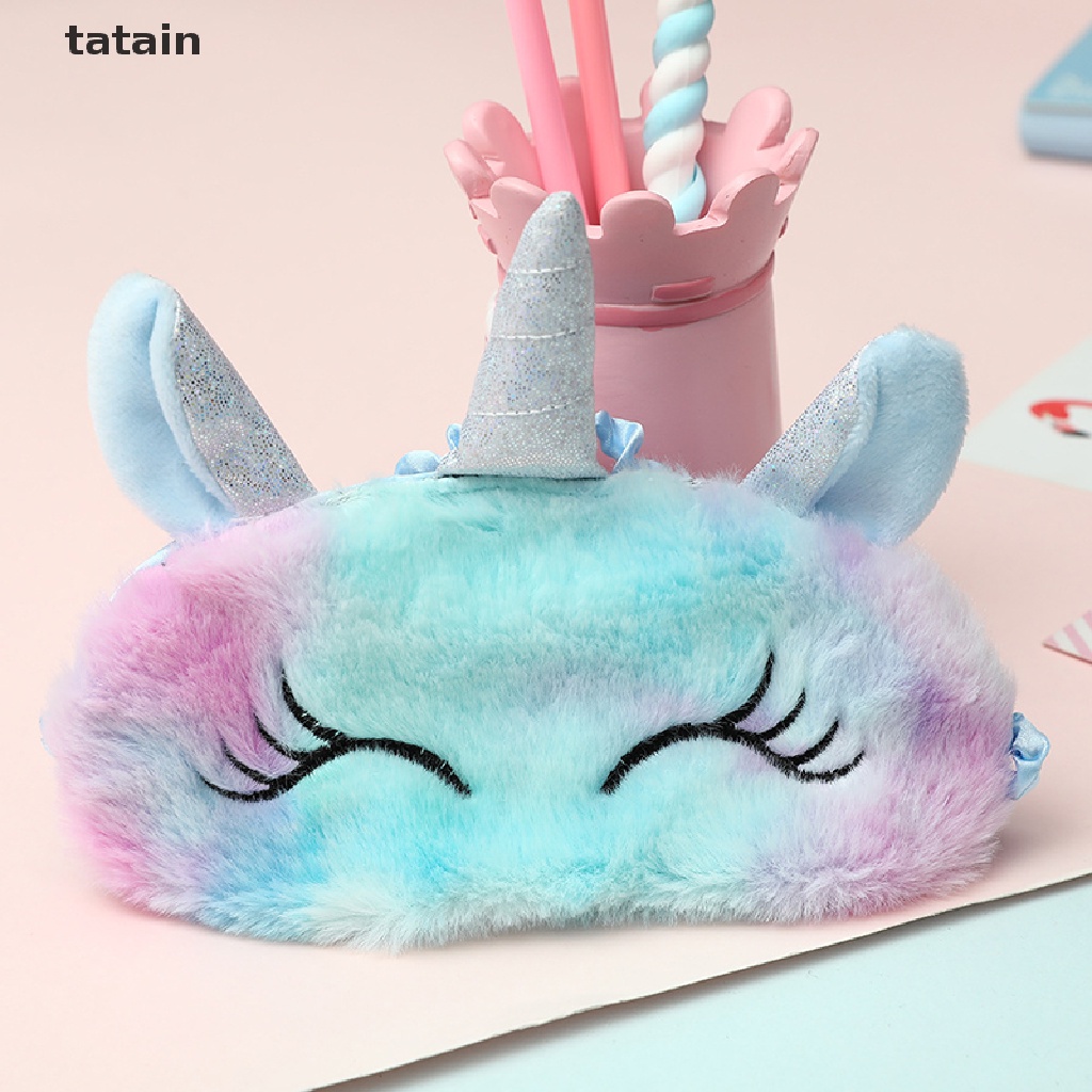 [TAT] 3D Unicorn Eye Mask Cartoon Variety Sleeping Mask Eyeshade Relax Eye Shade CVX