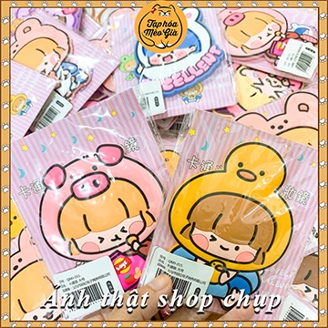 🌺 Gương Mini Cầm Tay Bỏ Túi Trang Điểm Hoạt Hình Cô Gái Đáng Yêu Tiện Lợi 🌺