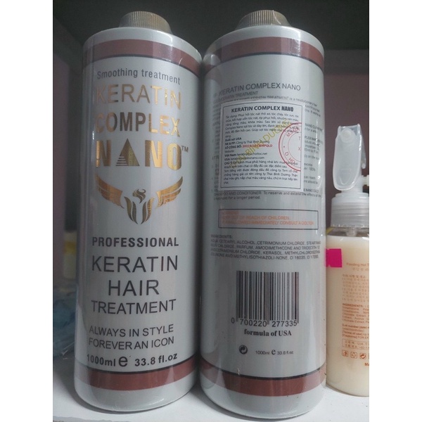 Hấp dầu phục hồi Keratin Complex Nano Nâu