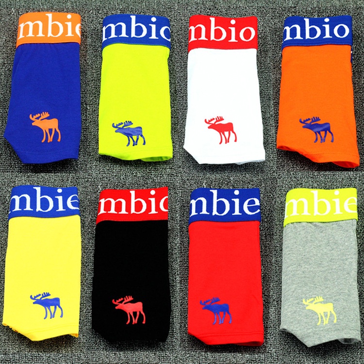 2014AF Quần Cotton Nữ Fawn Ngoại Thương Kích Thước Lớn Rộng Viền Chữ Boxer Boxer Nữ Quần Unisex Kéo 