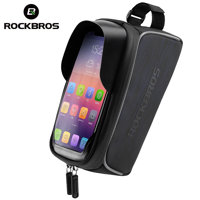 Túi Đựng Màn Hình Cảm Ứng 6.2 Rockbros Gắn Sườn Xe Đạp Chống Thấm Nước